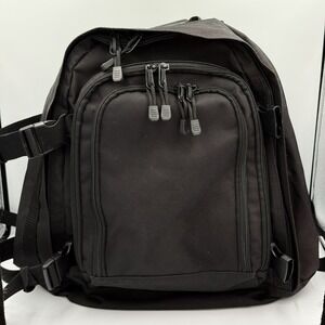 Mercury Tactical Gear Black Backpack Multi Compartment Laptop Travel Bag